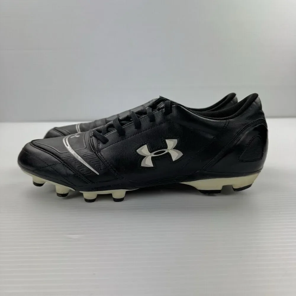 Under Armour Soccer Cleats Mens 12 Black Molded Stud Football
